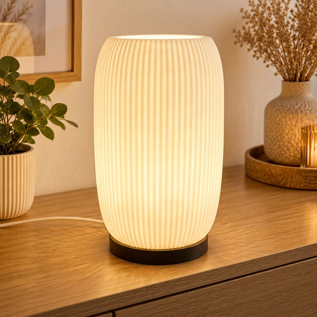 LED-Tischlampe mit Farbverlauf – 3D-gedruckte Designlampe in 3 Formen