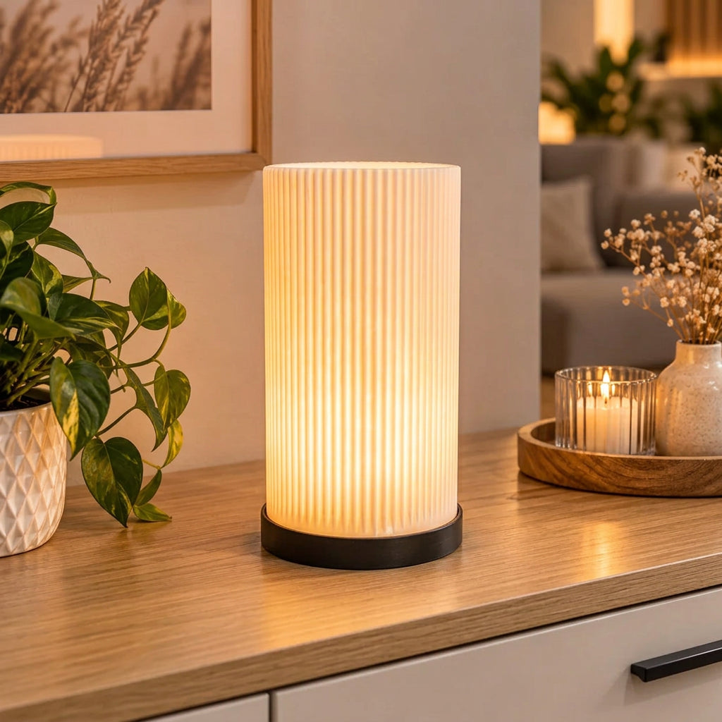 LED-Tischlampe mit Farbverlauf – 3D-gedruckte Designlampe in 3 Formen
