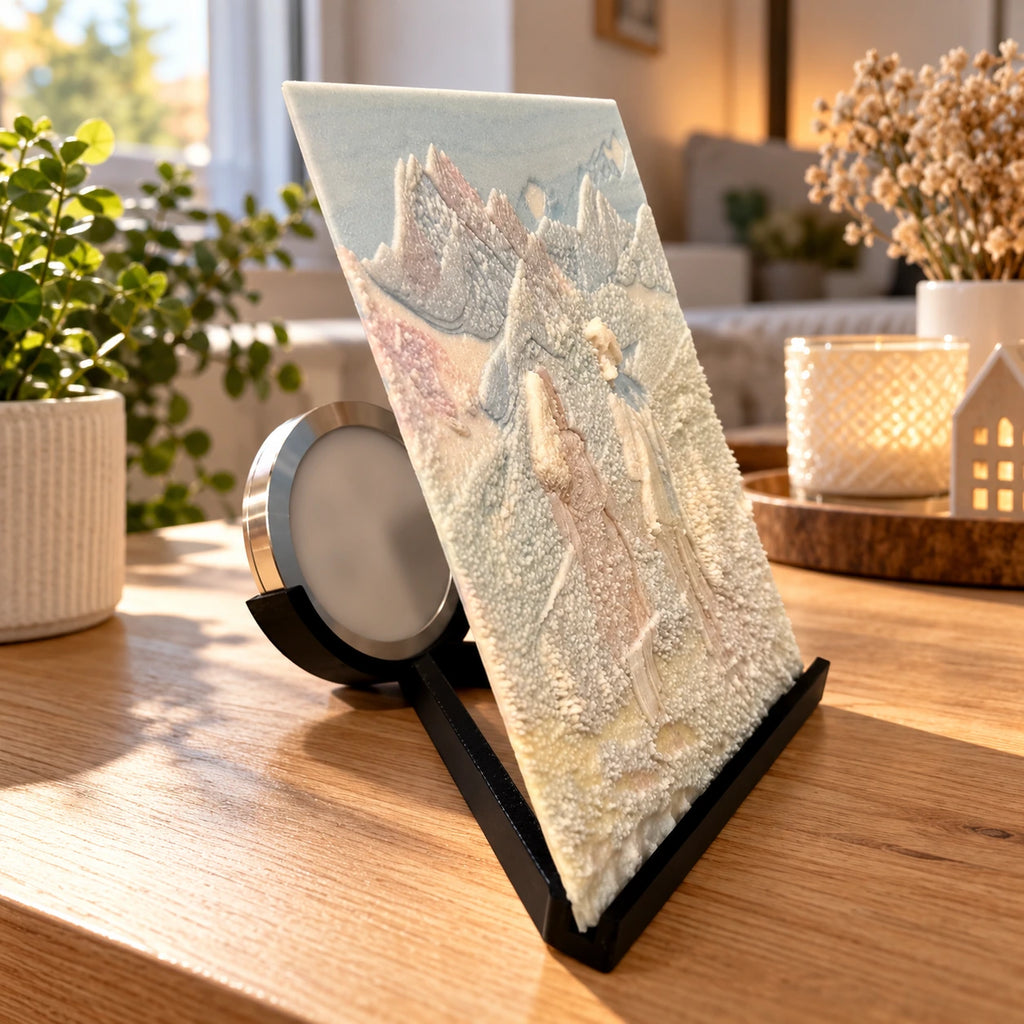 Personalisiertes Lithophane-Bild mit LED – Farbig oder Schwarz-Weiß