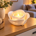 Rosen-Teelichthalter mit LED – 3D-gedruckte Rose in 10 Farben