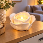 Rosen-Teelichthalter mit LED – 3D-gedruckte Rose in 10 Farben