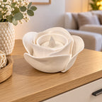Rosen-Teelichthalter mit LED – 3D-gedruckte Rose in 10 Farben